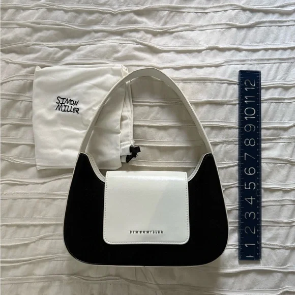 Simon Miller Black and White Retro Bag with Dust Bag - Picture 5 of 5